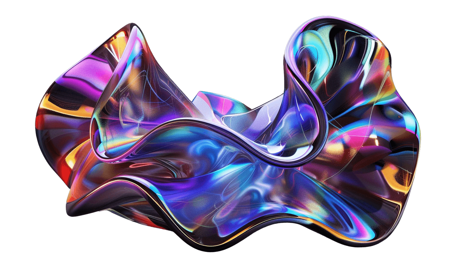 Abstract colorful shape