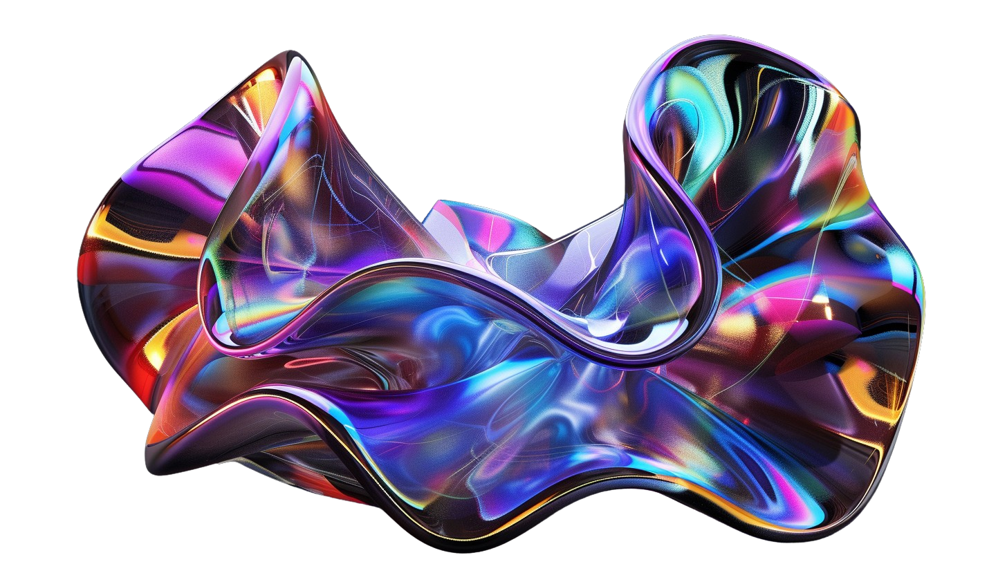 Abstract colorful shape